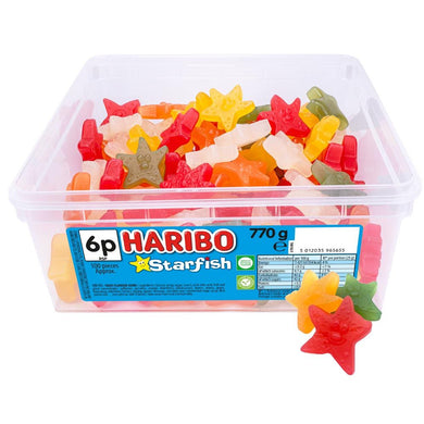 Haribo Starfish Tub 100X6P