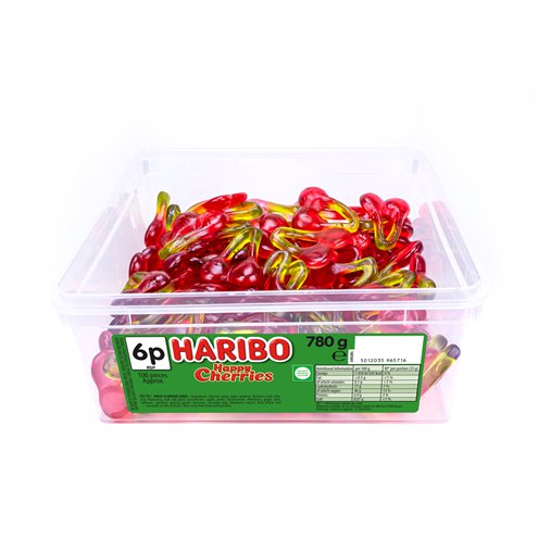 Haribo Happy Cherries Tub 100X6P