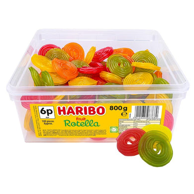 Haribo Rotella Whirls Tub 100X6P